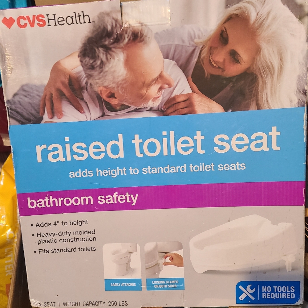 CVS health Raised toliet seat